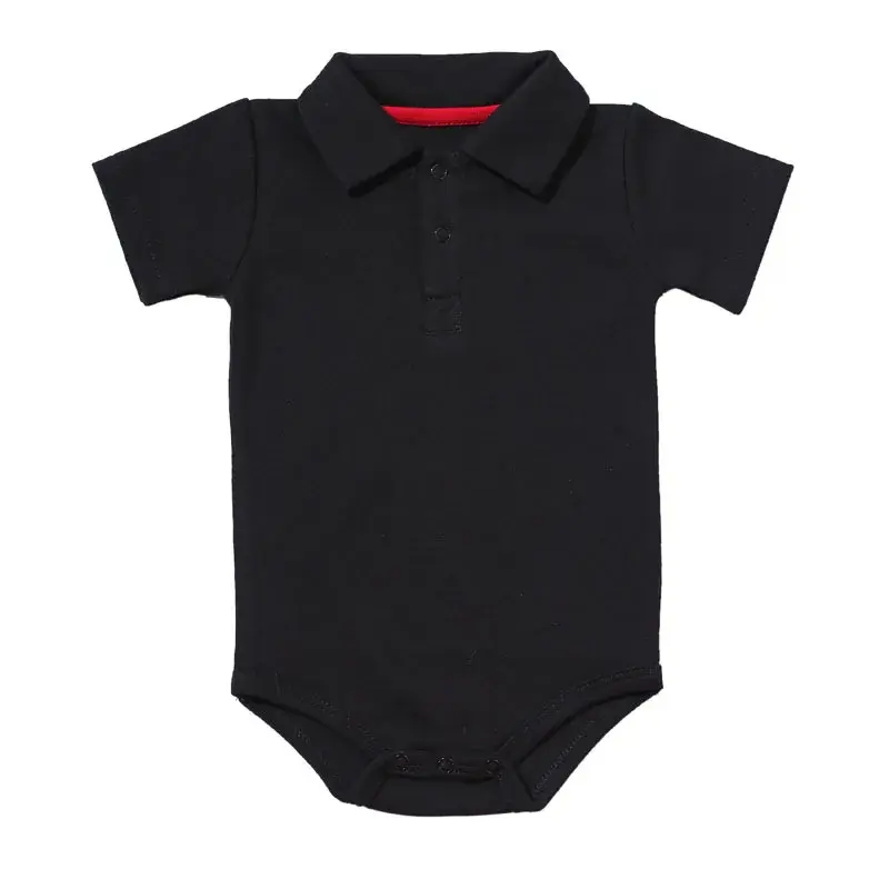 Miniatura: Peleles de verano para bebé unisex, cuello vuelto,  algodón 0 a 2 años.