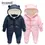 תמונה ממוזערת: Ircomll - Pelele grueso y cálido para bebé unisex,  invierno 0 - 24M.