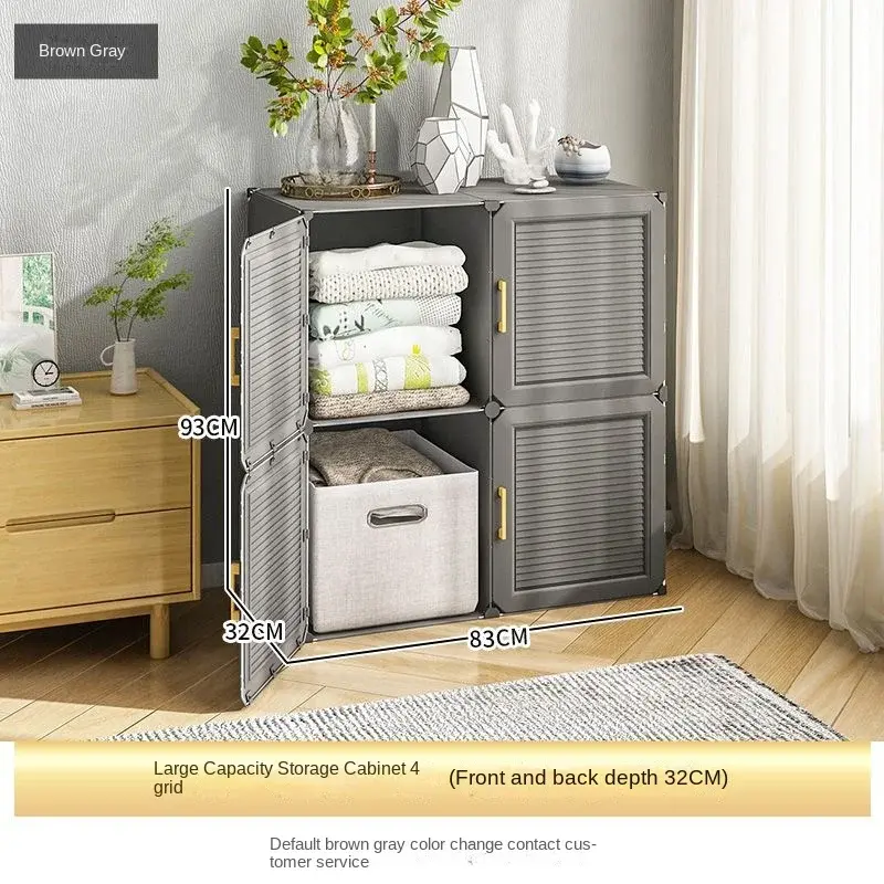 Miniatura: Armarios plegables de gran tamaño para ropa, con empalme para juguetes .