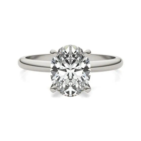 Miniatura: Anillo  solitario  diamante  de 2 quilates en oro blanco14 K (G-Vs)Mamás.