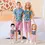 Μικρογραφία: Familia Barbie de 30 cm con cuerpo móvil, mamá, papá, Ken y niños.
