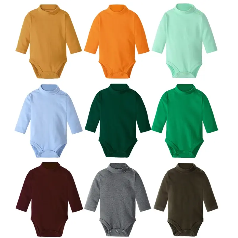 サムネイル： Hooyi, 100 % algodón puro, monos para recién nacidos, cuello alto,  0-3 años.