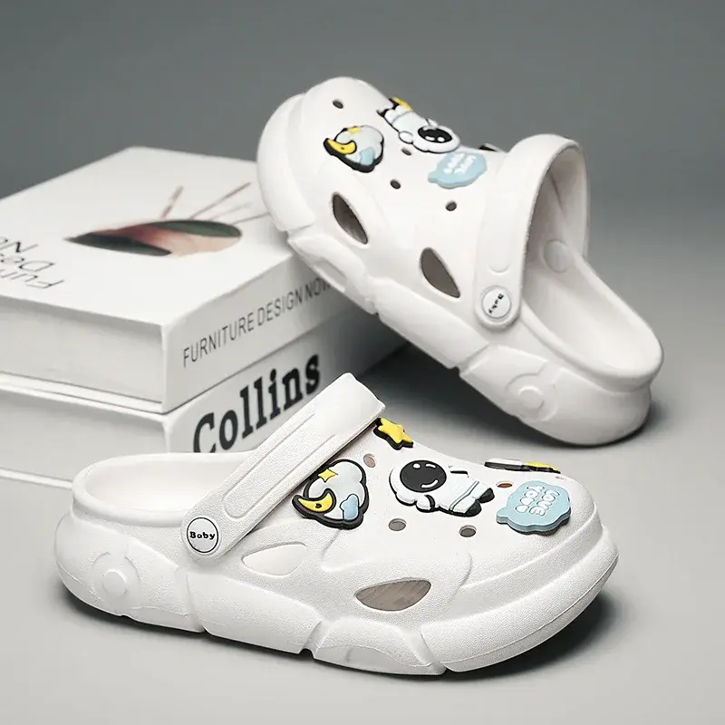 Thumbnail: Zuecos para niñas, sandalias infantiles de 6 a 12 años