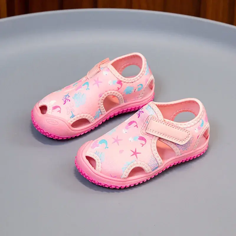 Miniaturbild: JOYHOPY Sandalias de verano de colores fuertes,  unisex. 21-32