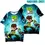 थंबनेल: Camiseta de manga corta de anime Ben10 para niños y niñas, fiestas, 1 -14 años.