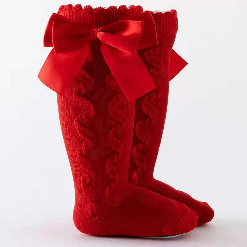 Miniaturebillede: Calcetines hasta la rodilla para bebés y niñas.