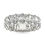 サムネイル： Anillo eternidad  oro blanco de 14K  diamantes  de 5 5/8 quilates (G-Vs). Mamás.