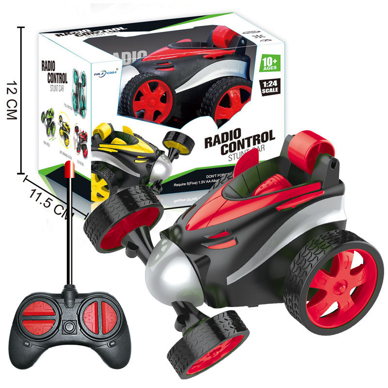 Imej kecil: El carro en su versión color rojo con su control remoto