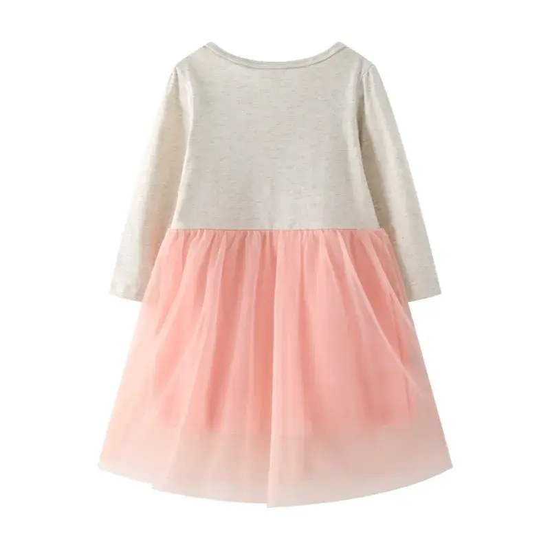 Imej kecil: Little Maven-Vestido elegante  para niña, lentejuelas de arcoíris.4-7 años.