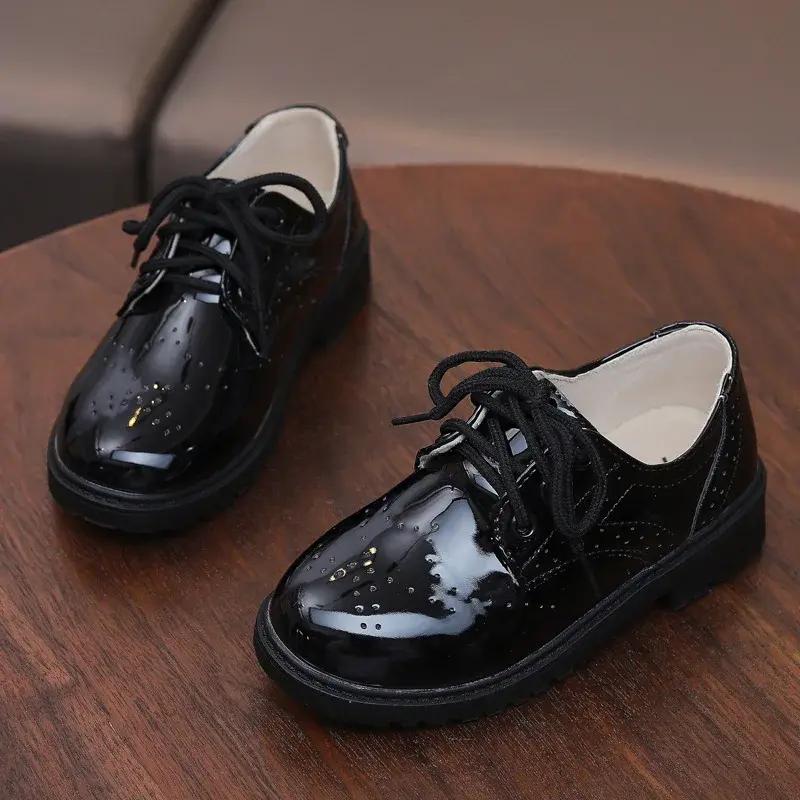 Miniaturbild: JGSHOWKITO Zapatos de cuero Unisex para fiestas .21-37.