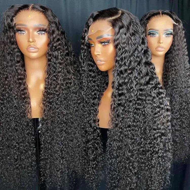 Thumbnail: 30" Lace Frontal Laotian Curly Wig