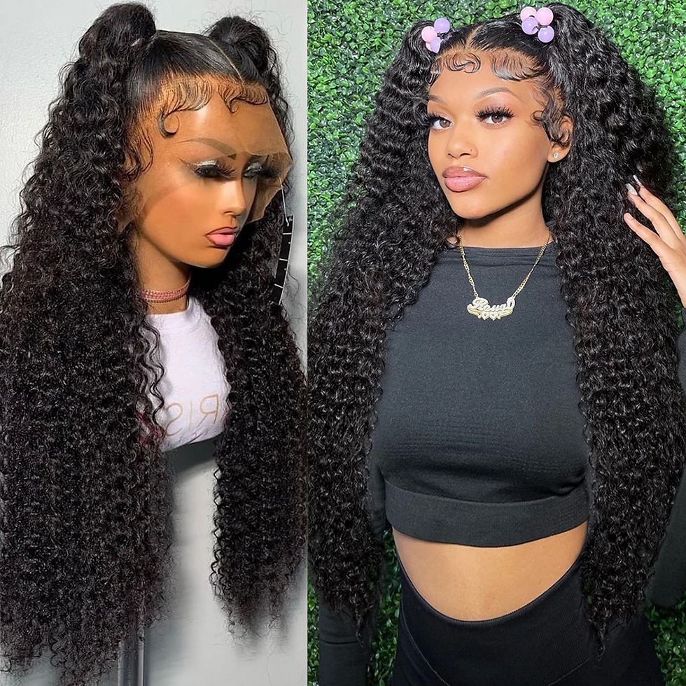 Thumbnail: 30" Lace Frontal Laotian Curly Wig