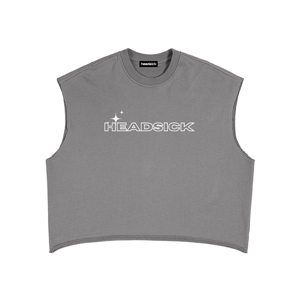Headsick Terry Crop Tank