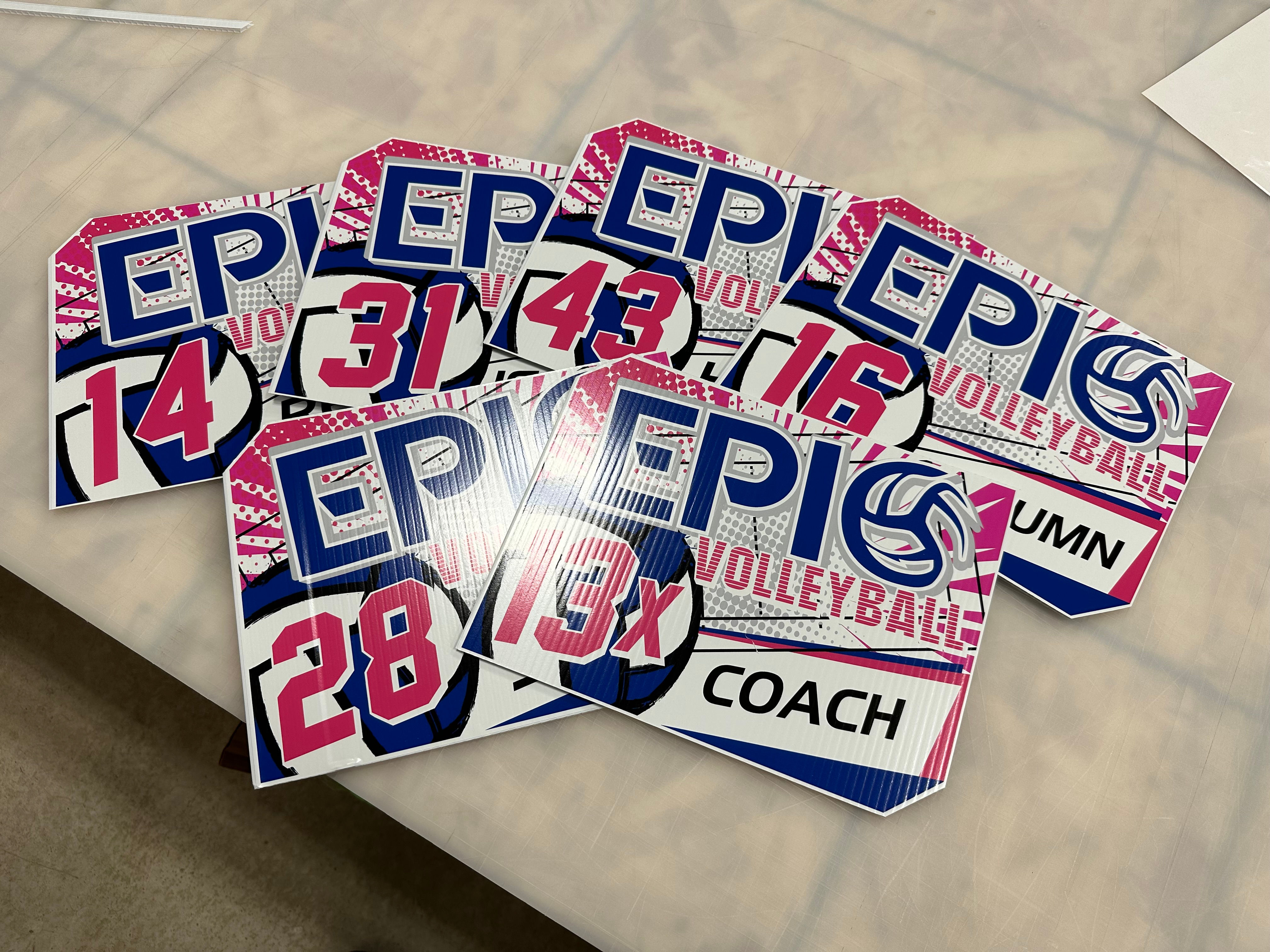 Your Team 9"x12" Door Sign (Individual)