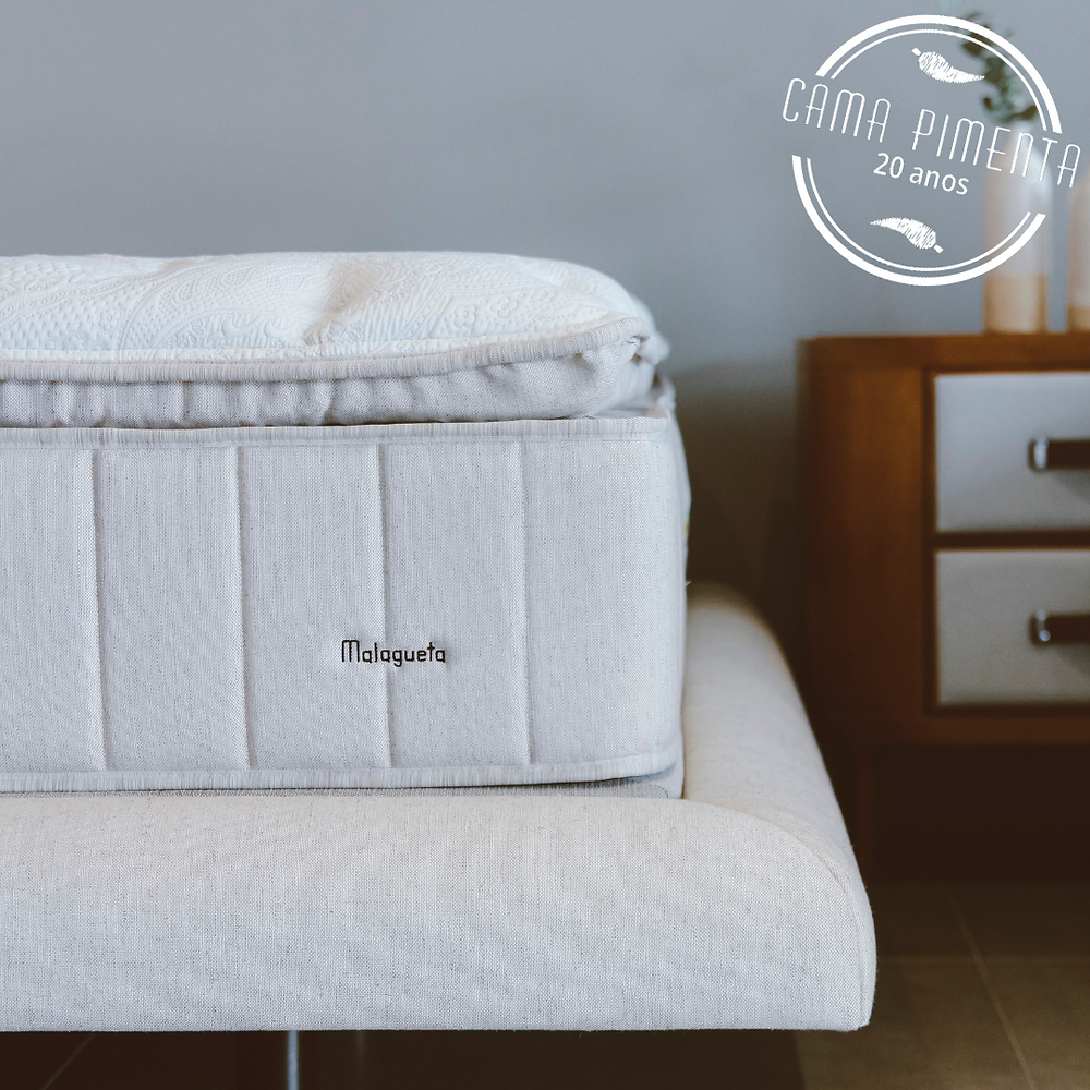 Primeira versão do Colchão Malagueta, da Linha Cama Pimenta by Orbhes