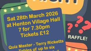 Christ Church Henton Quiz Night ...... get a team together!