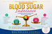 Imbalanced scales depicting blood sugar imbalance