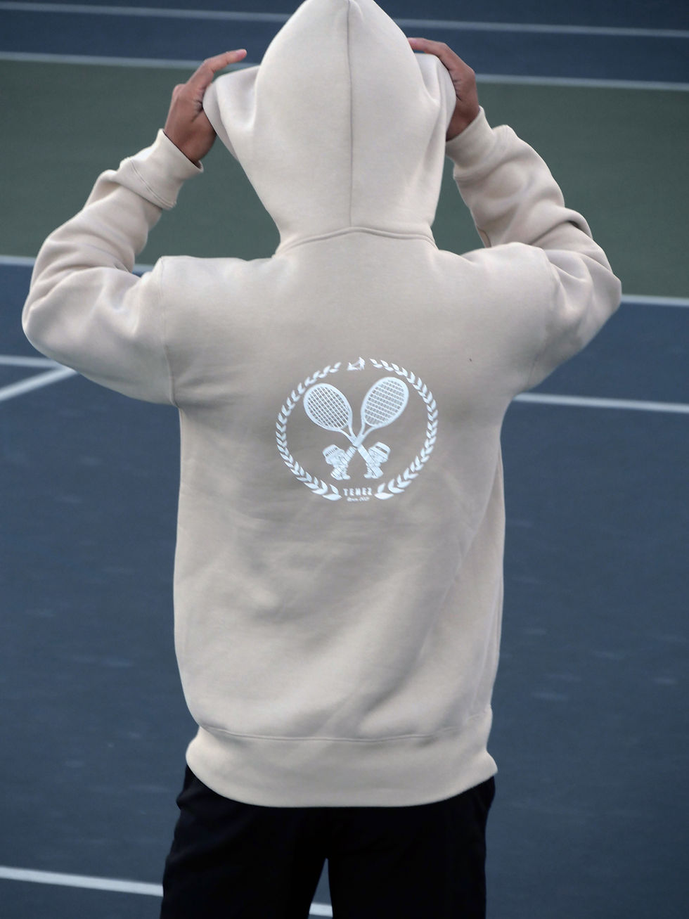 サムネイル： 0044. Fleece Lined Full Zip Hoodie  (BEIGE)