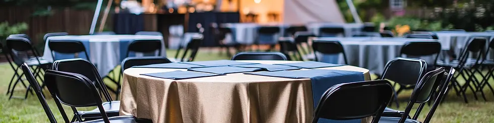 60 inch round table rentals at a graduation party