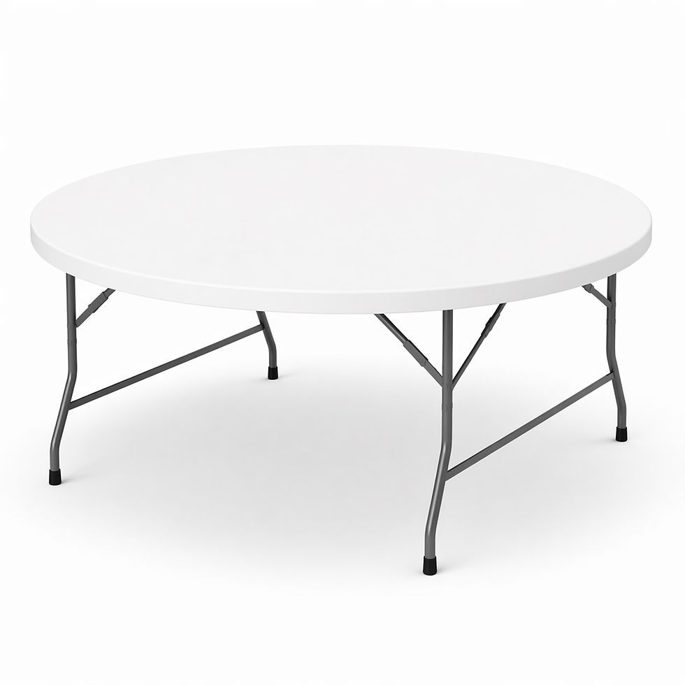 60 inch round table rental for wedding guest seating