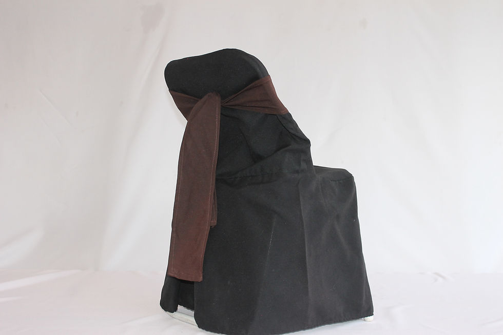 Miniatura: Silla + Funda Negra + Lazo de Color