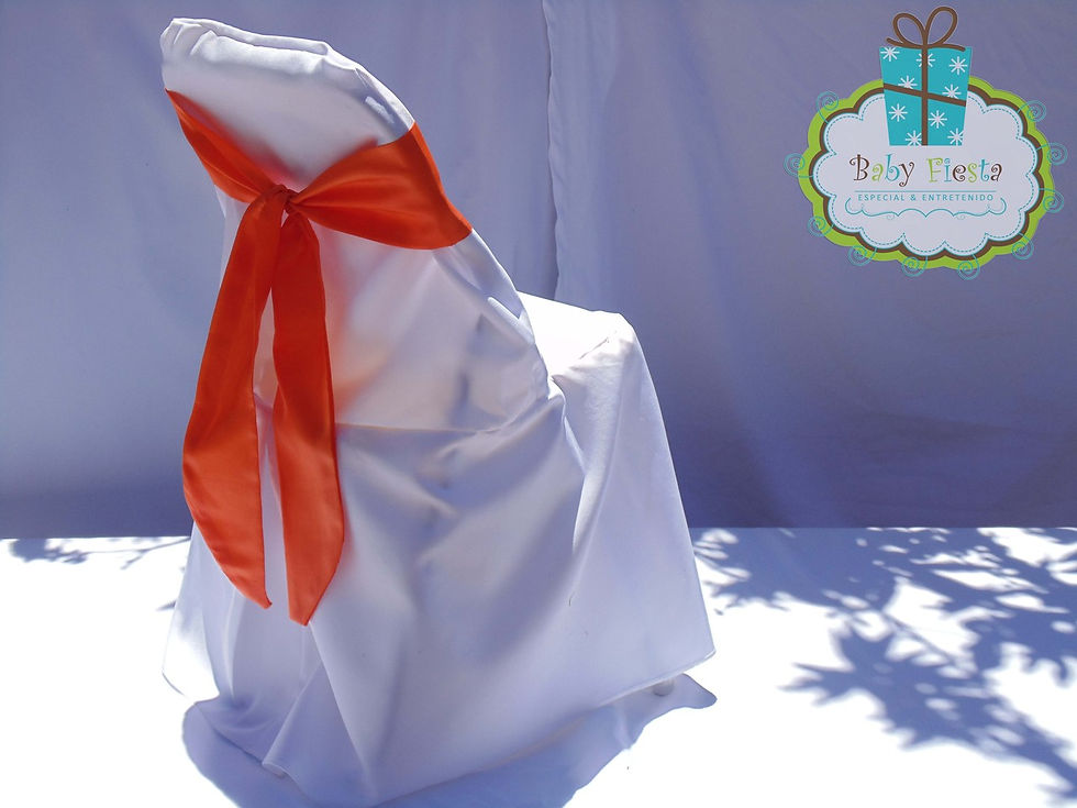 Miniatura: Silla + Funda Blanca + Lazo de Color