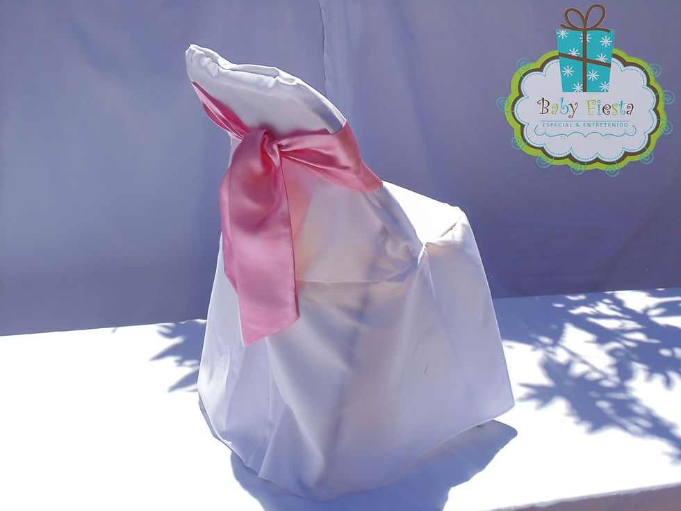 Miniatura: Silla + Funda Blanca + Lazo de Color