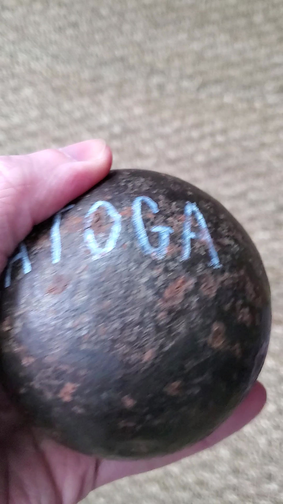 Thumbnail: Revolutionary War Battle of Saratoga Dug 6 lb Cannon Ball