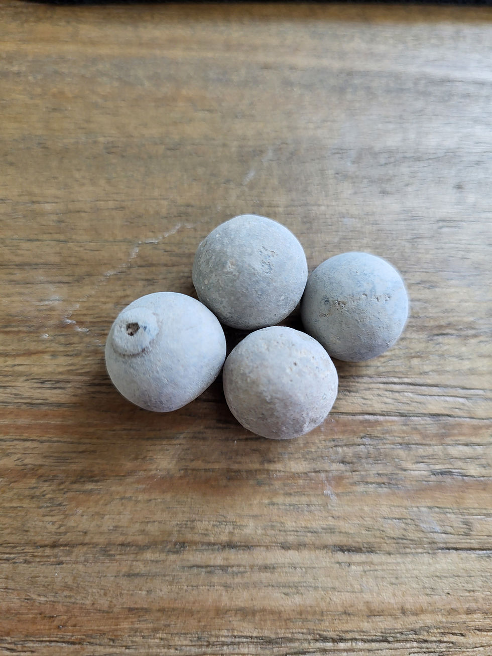 Revolutionary War Battle of Charleston American Musket Balls