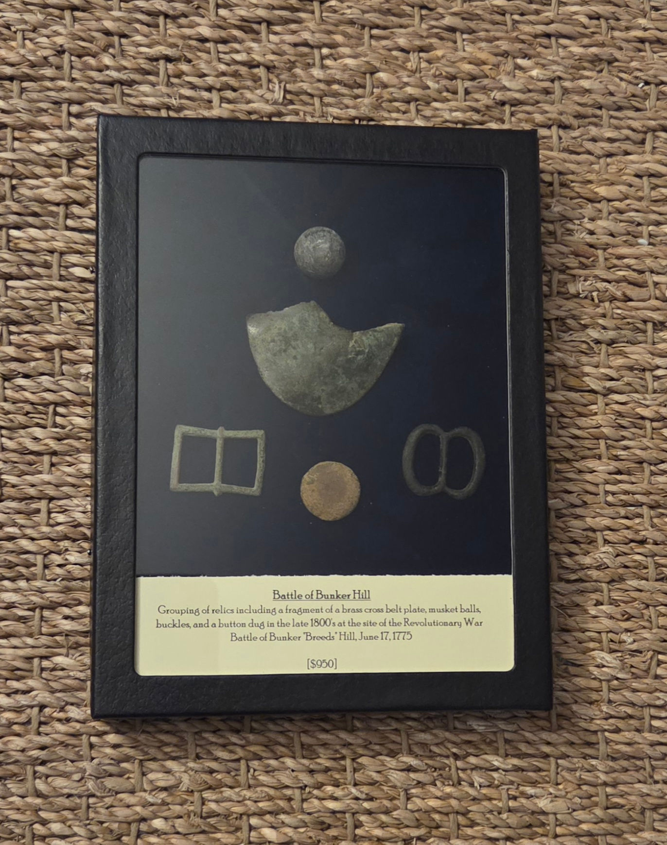 Revolutionary War Battle of Bunker Hill Dug Relics