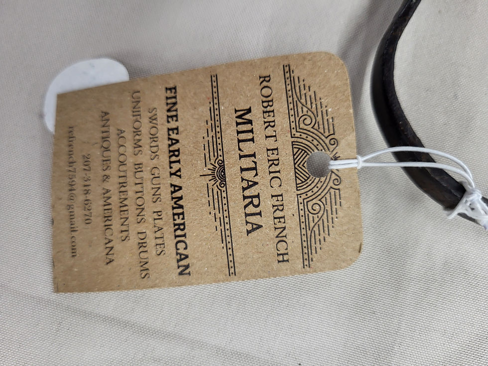 Thumbnail: Colonial to Federal era American Blaskmith made Sword or Cutlass  ex. Bob French