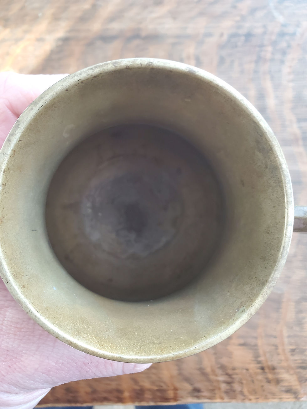 Thumbnail: Revolutionary War Brass Tavern Mug