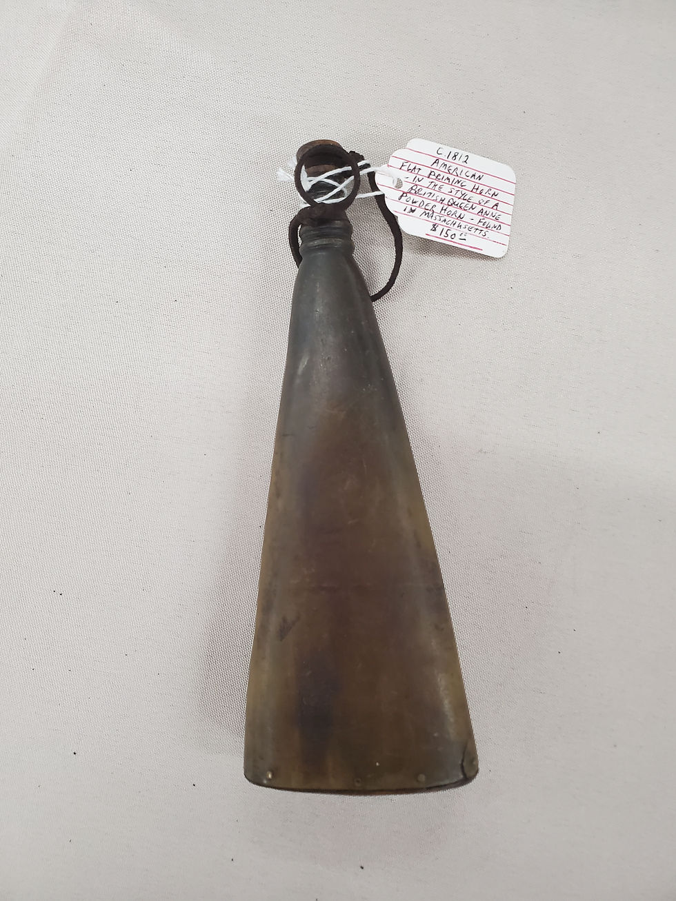 Thumbnail: War of 1812 Queen Anne Style Flat Horn ex. Oswald