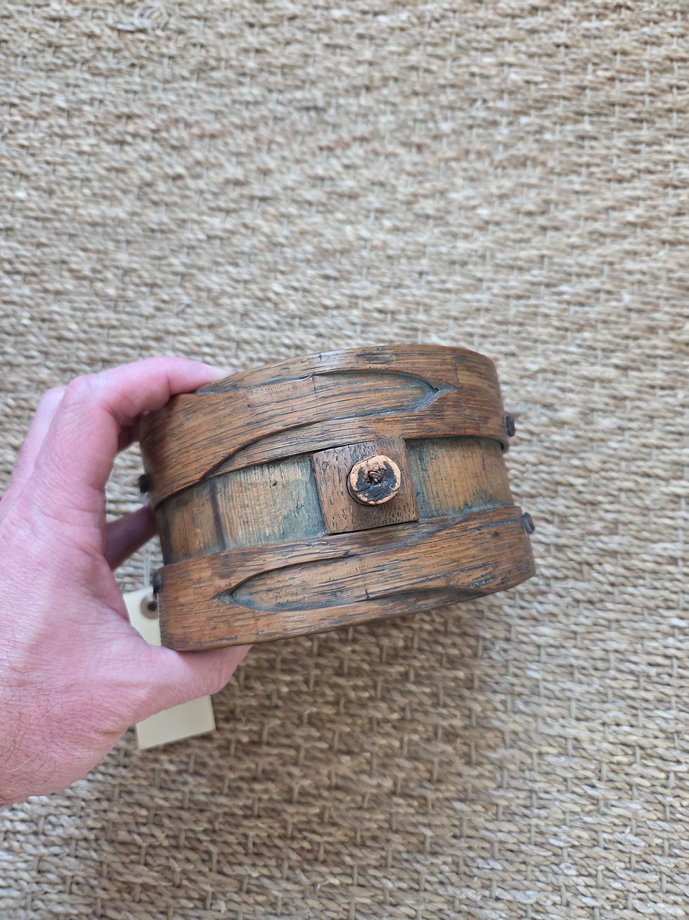 Thumbnail: Revolutionary War era Staved Individual Sized Wooden Canteen