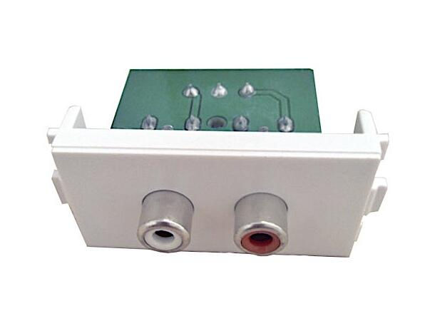 KAGU RCA modul left+right, skruterminal
