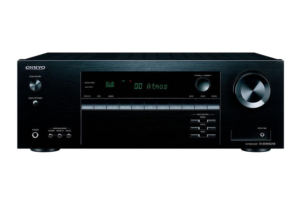 Miniatyrbilde: Onkyo TX-SR494 DAB / Klipsch R-600F