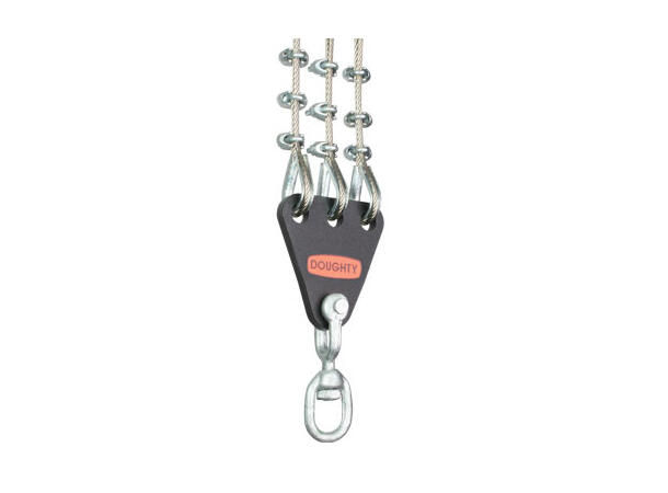 DOUGHTY swivel clew 4-veis