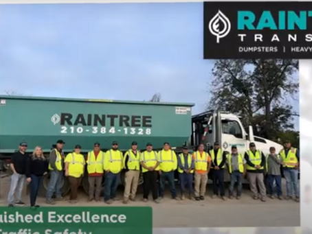 Raintree Transport Honored with Distinguished Excellence in Traffic Safety by the National Safety Council