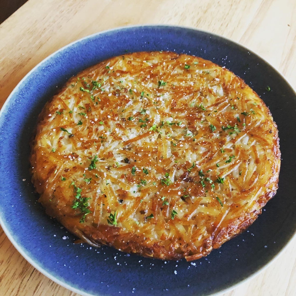 Rösti with Gruyere Cheese