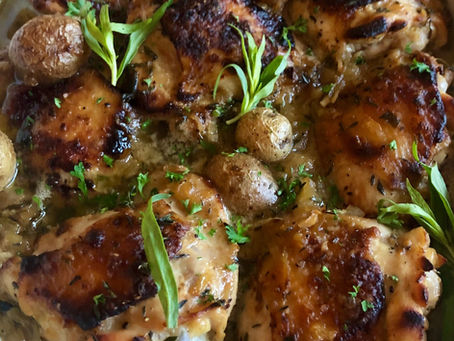 Dijon Braised Chicken & Potatoes