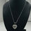 Thumbnail: Fluttering heart pendanct necklace