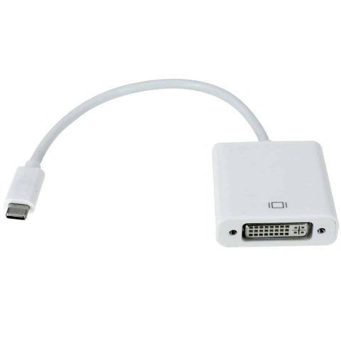מתאם USB C - DVI Female