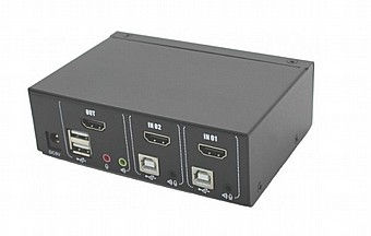 מתג KVM HDMI USB 2:1