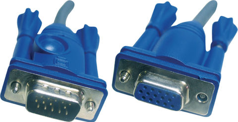 כבל מאריך VGA Male - VGA Female 1.8m HQ