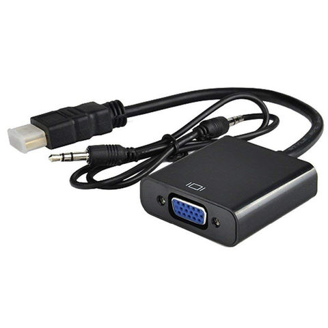 ממיר HDMI TO VGA+AUDIO
