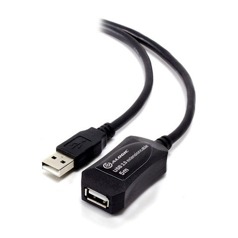 כבל אקטיבי USB2.0 Male - USB2.0 Female 10m