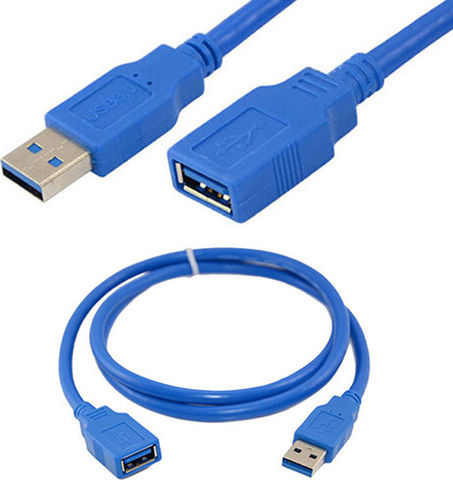 כבל USB3.0 Male - USB3.0 Female 1.8M