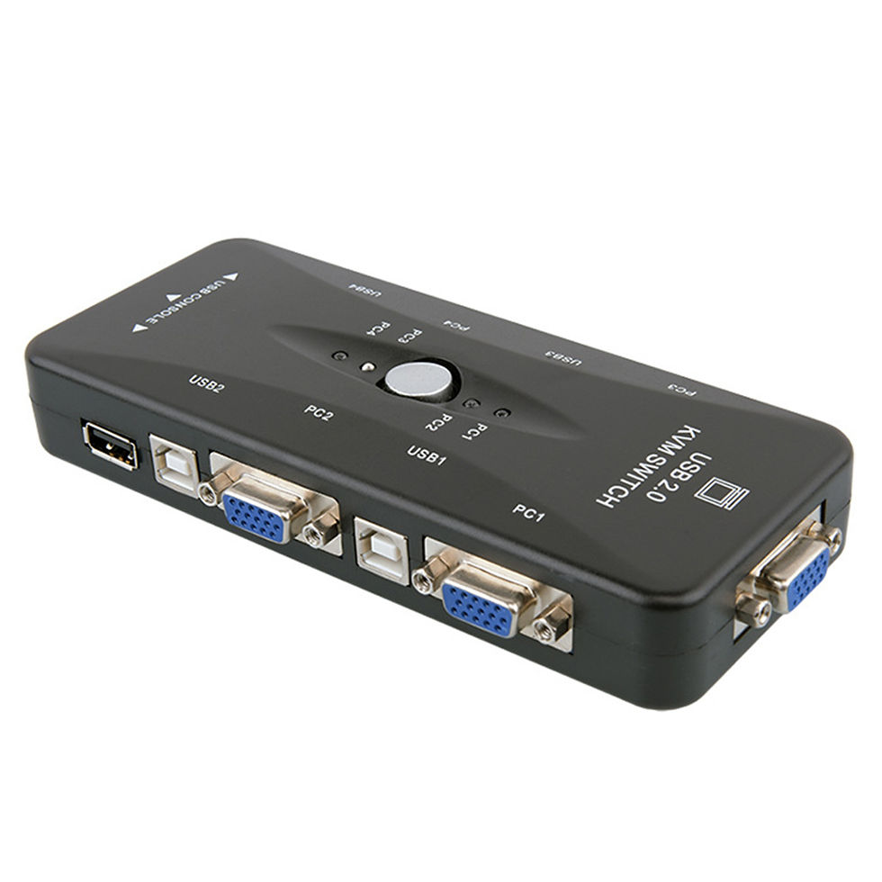 Thumbnail: KVM switch VGA USB 4:1