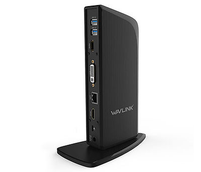 תחנת עגינה 3 מסכים HDMI/DVI/LAN Wavlink TYPE-C