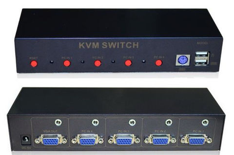 מתג KVM VGA USB 4:1